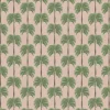 Little Palma Velvet Fabric, Flamingo