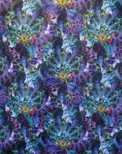 Madame De La Soir Fabric, Azure