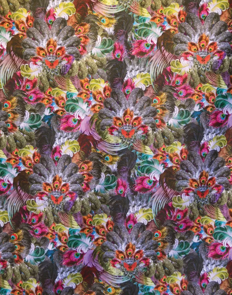 Madame De La Soir Fabric, Amethyst