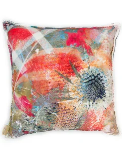Mairi Helena Summer Thistle Cushion Cover