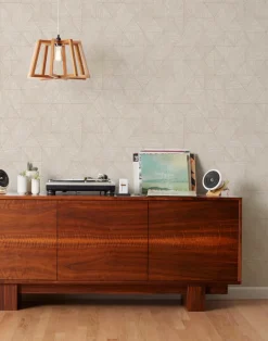 Mica, Gold on Off White