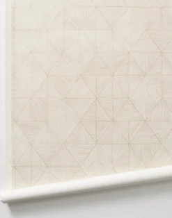 Mica, Gold on Off White