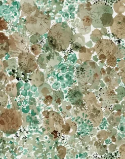 Moss, Neutral - Linen Fabric