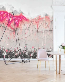 Neon Bunting, Soho Pink