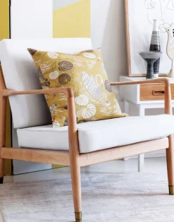 Noble Nymphs Fabric, Yellow