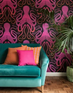 Ombre Octopus, Pink/Orange