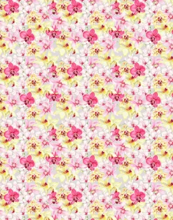 Orchid Romance Grey/Pink, Half Scale