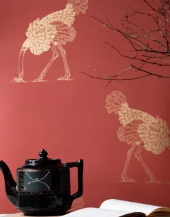 Ostrich Large, Gold Leaf on Mars