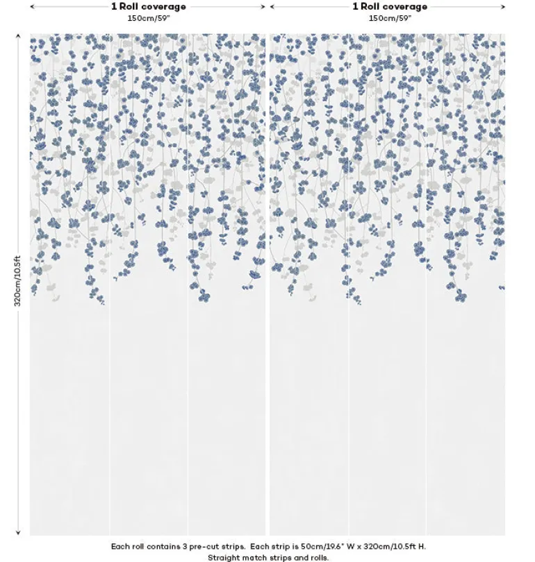 OVERSTOCK Cherry Blossom, Porcelain 4 roll set