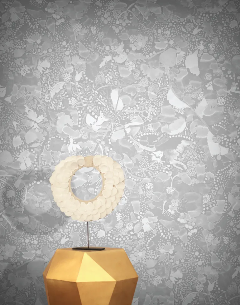 OVERSTOCK La Cueillette, Grise 4 roll set