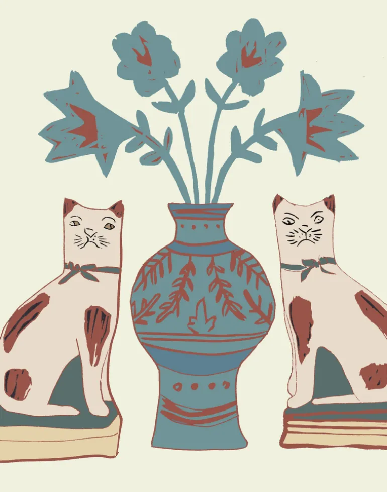 Pair of Cats, Granny's House