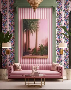 Palm Springs, Black/White Stripe