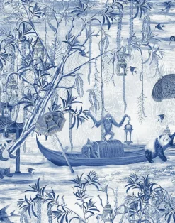 Pandamonium, Antique Blue