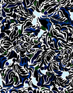 Paradeisos Blue, Cotton/Linen