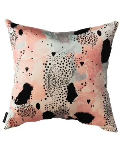 17 Patterns Leopard Love Peach Cushion
