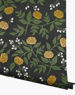 Peonies, Black & Gold RI5151