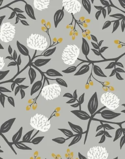 Peonies, Grey RI5152