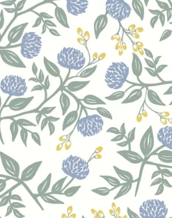 Peonies, Periwinkle & Sage RI5148