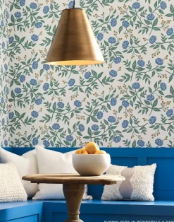 Peonies, Periwinkle & Sage RI5148