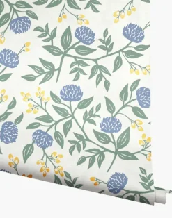 Peonies, Periwinkle & Sage RI5148