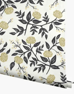 Peonies, White and Black RI5150