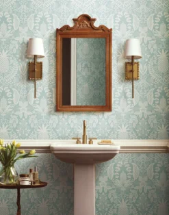 Pineapple Damask Light Blue RF7484