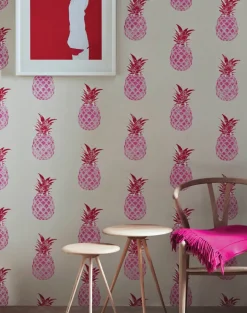 Pineapple, Red/Pink