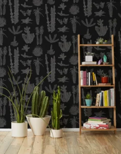 Pointy, White on Black