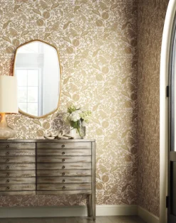 Pomegranate White & Metallic Gold RP7391