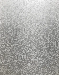 Pop, White Flock/Silver Lustre