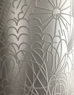 Pop, White Flock/Silver Lustre