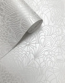 Pop, White Flock/Silver Lustre