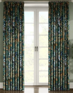 Resplendent Woods Linen Fabric, Forest