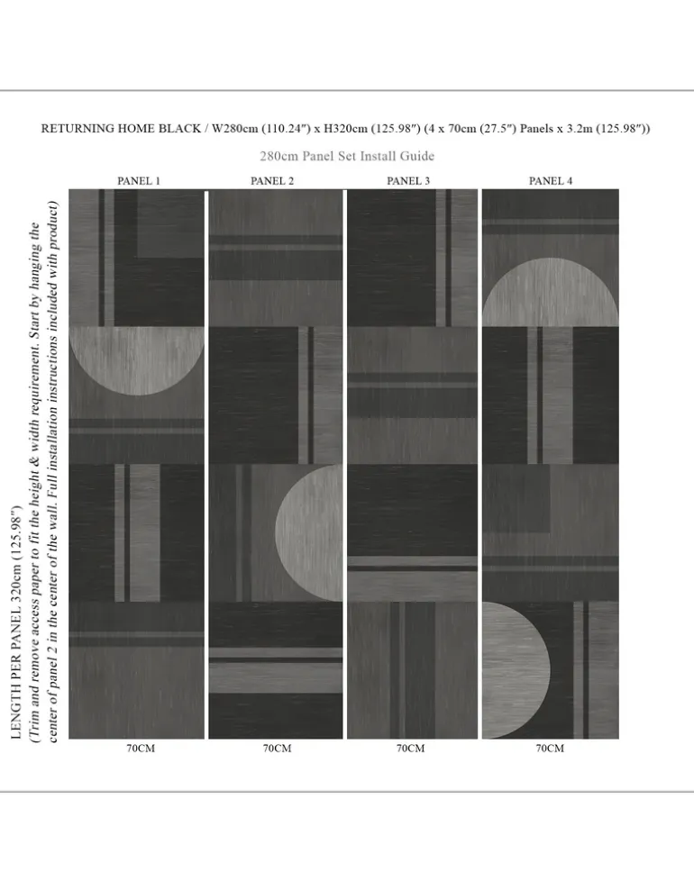 Returning Home, Charcoal