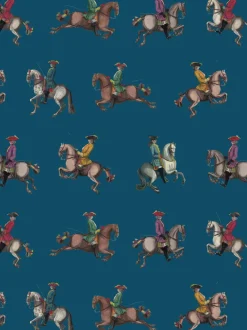 Riding School, Petrol Blue