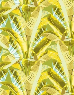 Rodeo Drive, Yellow on Chartreuse