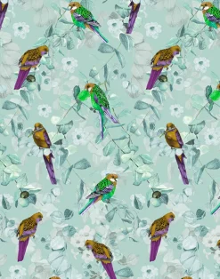 Rosellas in the Garden, Mint