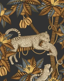 Satara, Burnt Orange & Sand on Black 119/3017