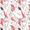 Scarlet and White Ibises, Half Scale
