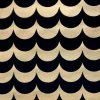 Scoop, Black Flock/Gold Lustre