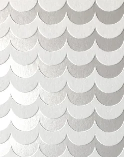 Scoop, White Flock/Silver Lustre