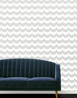 Scoop, White Flock/Silver Lustre