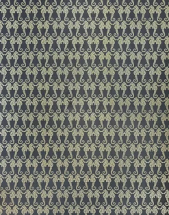 Seahorse, Charcoal & Gold