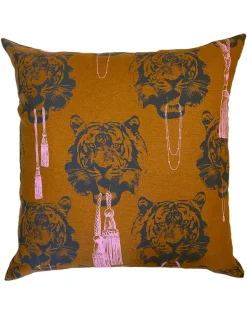 SLB Coco Tiger Mustard Cushion Cover