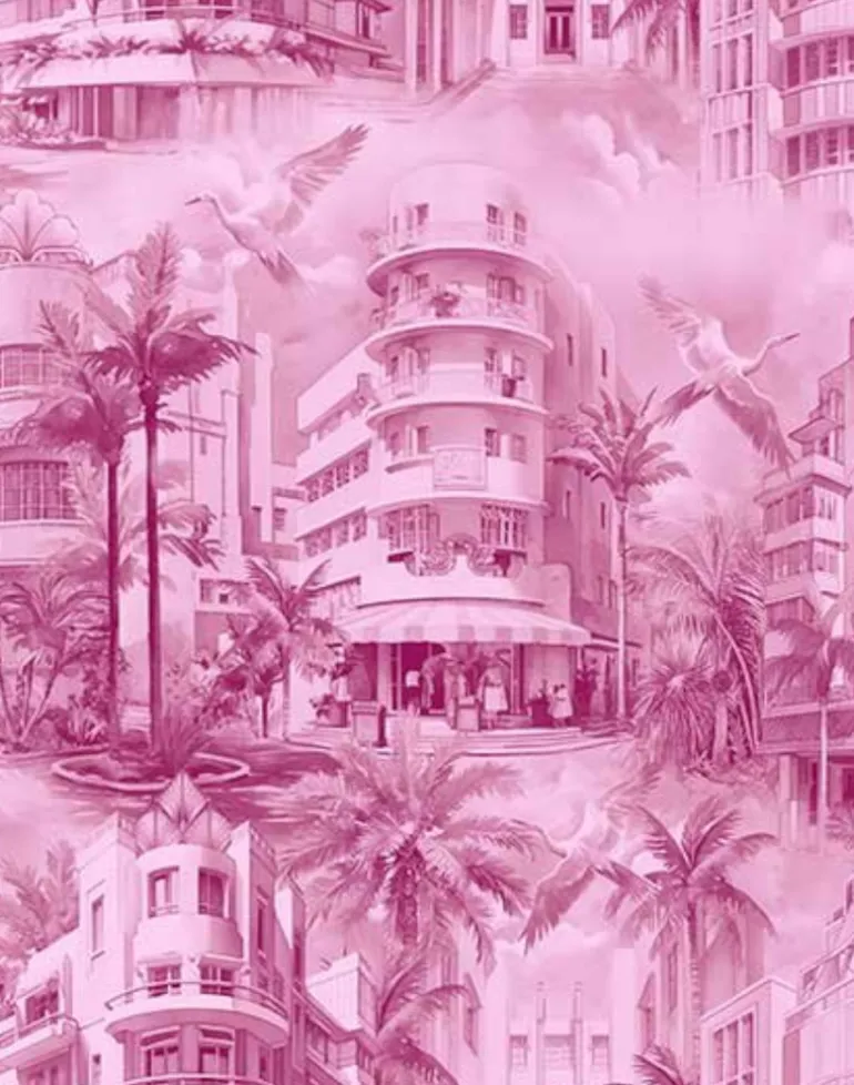 South Beach Dreams, Monotone Dusky Pink