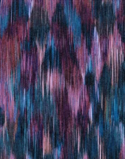 Spectre Ikat Jaded Berry - Cotton Hemp