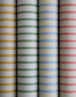 Stitched Stripe, Coral