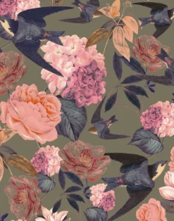 Swallows and Blooms, Autumn