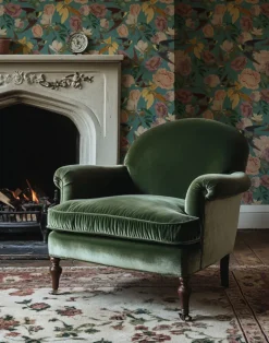 Swallows and Blooms, Teal