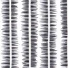 Textured Stripe, Black on White